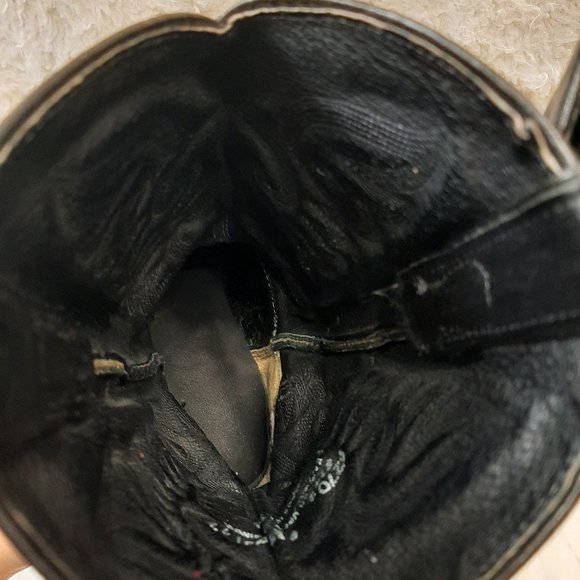 Vintage Ladies Exotic Snakeskin Leather Upper Western Cowgirl Boots Size US 9M - Picture 5 of 9